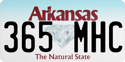 AR license plate 365MHC