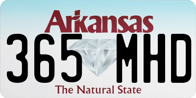 AR license plate 365MHD