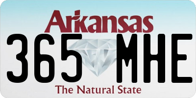 AR license plate 365MHE