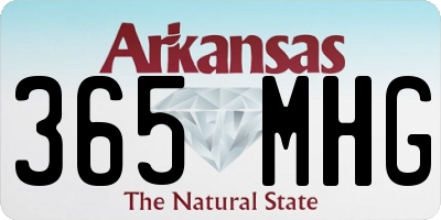 AR license plate 365MHG