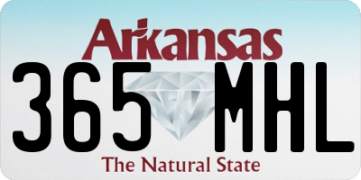 AR license plate 365MHL