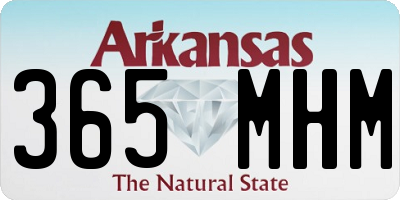 AR license plate 365MHM