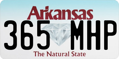 AR license plate 365MHP