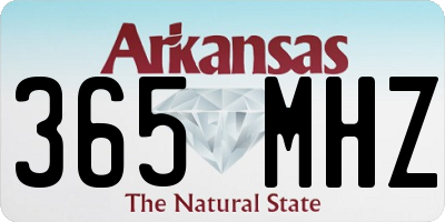 AR license plate 365MHZ