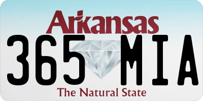 AR license plate 365MIA