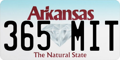 AR license plate 365MIT