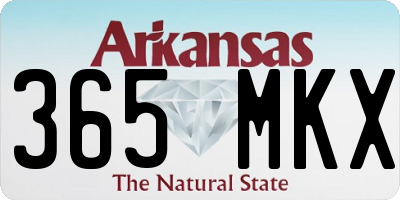 AR license plate 365MKX