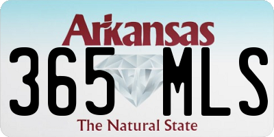 AR license plate 365MLS
