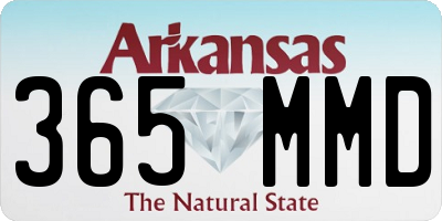 AR license plate 365MMD