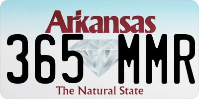 AR license plate 365MMR