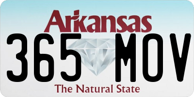 AR license plate 365MOV