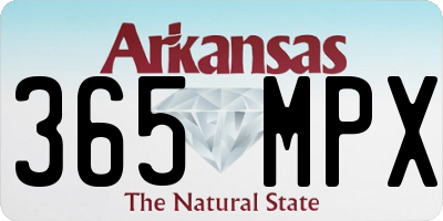 AR license plate 365MPX