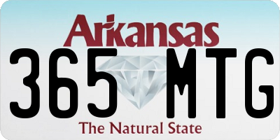 AR license plate 365MTG