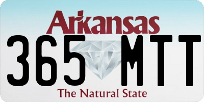 AR license plate 365MTT