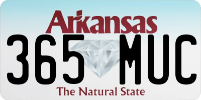 AR license plate 365MUC