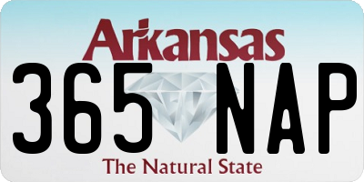 AR license plate 365NAP