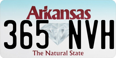 AR license plate 365NVH