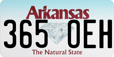 AR license plate 365OEH