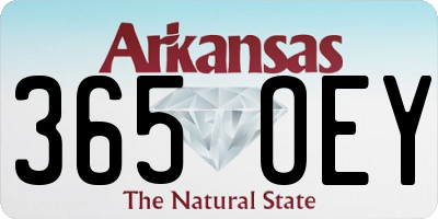 AR license plate 365OEY