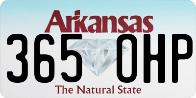 AR license plate 365OHP