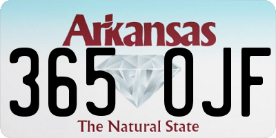 AR license plate 365OJF