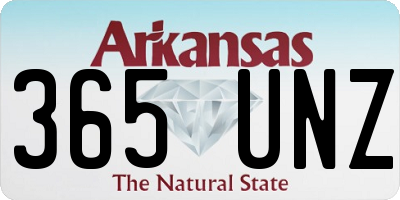 AR license plate 365UNZ