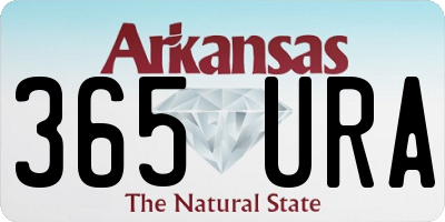 AR license plate 365URA