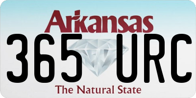 AR license plate 365URC