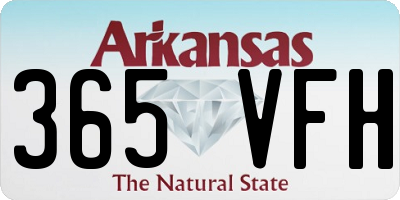 AR license plate 365VFH