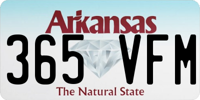 AR license plate 365VFM