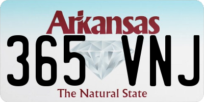 AR license plate 365VNJ