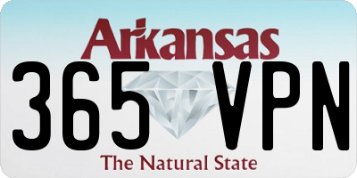 AR license plate 365VPN