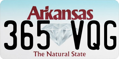 AR license plate 365VQG