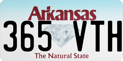AR license plate 365VTH