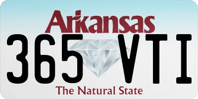AR license plate 365VTI