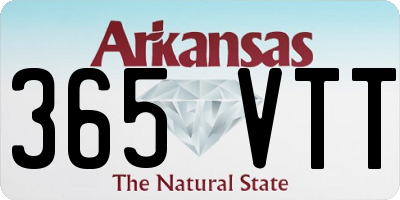 AR license plate 365VTT