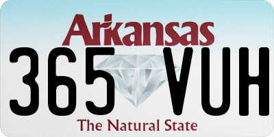 AR license plate 365VUH