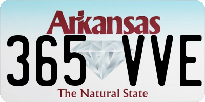 AR license plate 365VVE