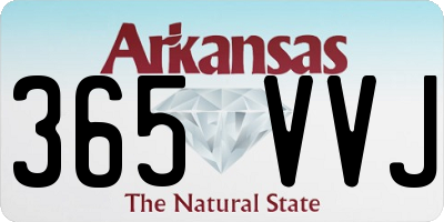 AR license plate 365VVJ