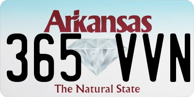 AR license plate 365VVN