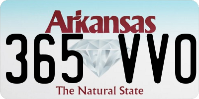 AR license plate 365VVO