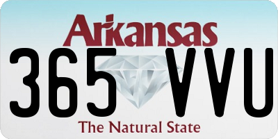 AR license plate 365VVU