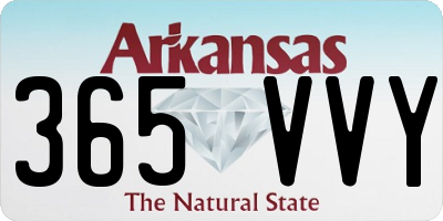 AR license plate 365VVY