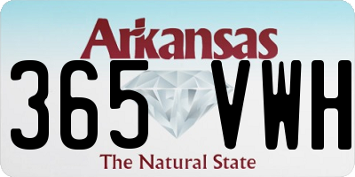 AR license plate 365VWH