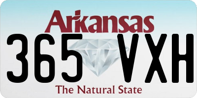 AR license plate 365VXH
