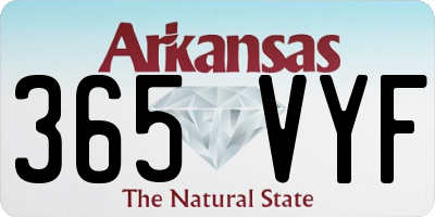 AR license plate 365VYF