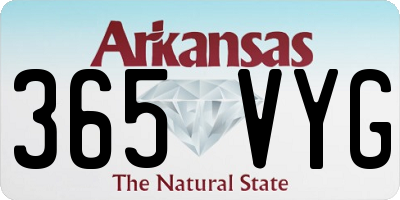 AR license plate 365VYG