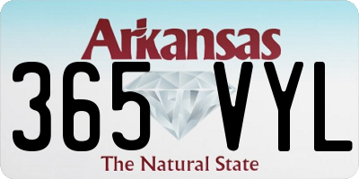 AR license plate 365VYL