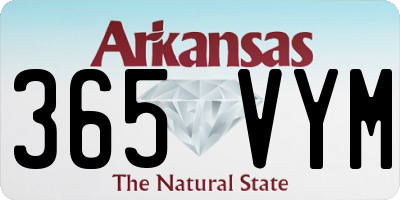 AR license plate 365VYM