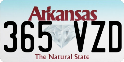 AR license plate 365VZD